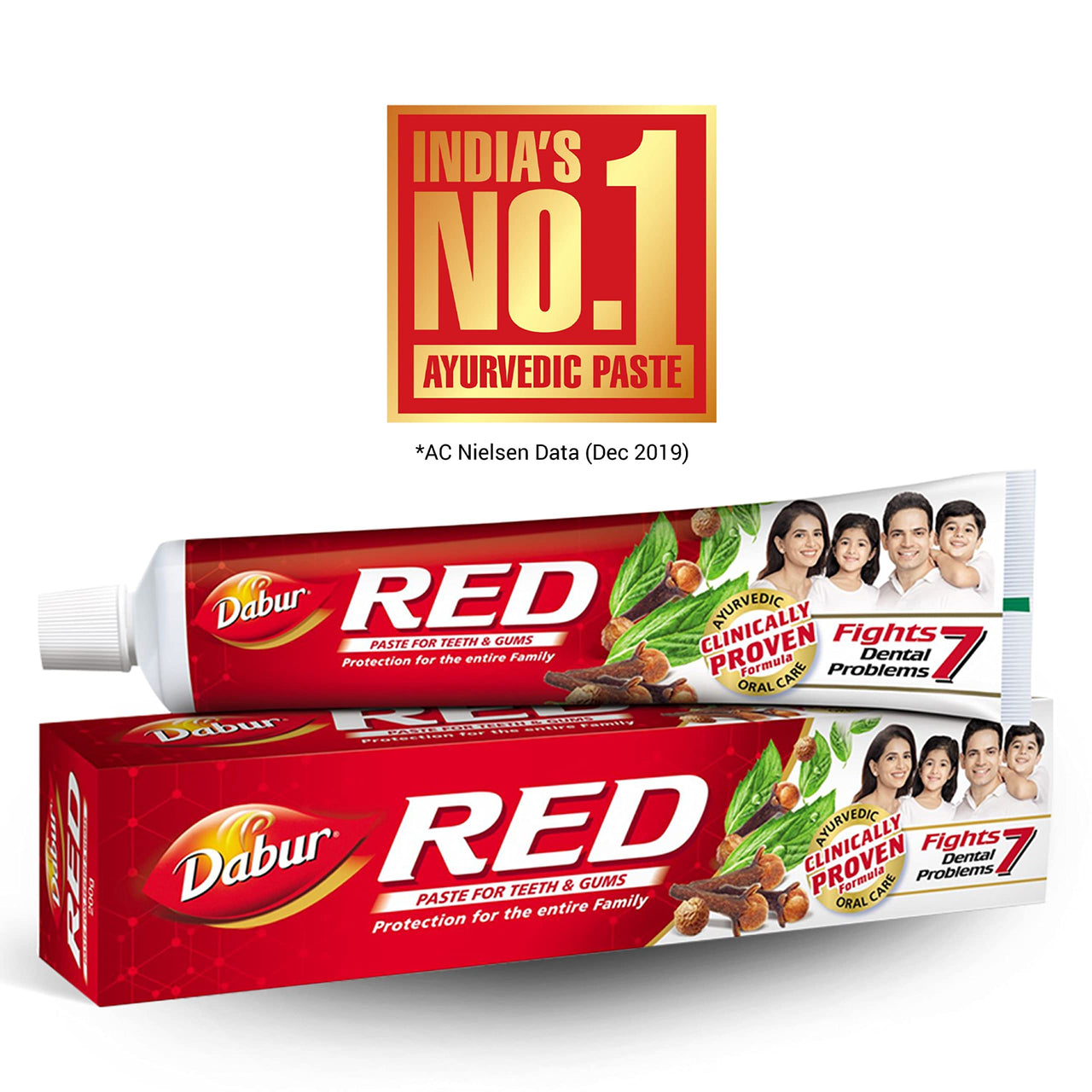 DABUR Red Paste, 600G (Buy 3 Get 1 Free) Amla Hair Oil For Strong, Long And Thick Hair 450Ml, Relief From Bad Breath