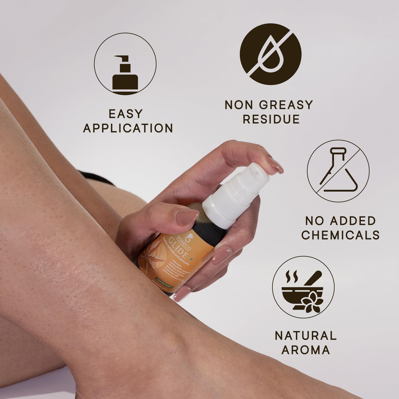 BOHECO GLIDE+ Joint Pain Relief Oil | For Knee & Swelling| Hemp Pain Relief Massage Oil | Enriched with Hemp Seed Oil - 30 ML