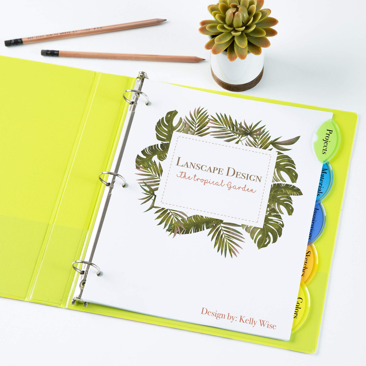 Avery Insertable Style Edge Plastic Dividers for 3 Ring Binders, 5-Tab Set, Multicolor, 1 Set (11200)