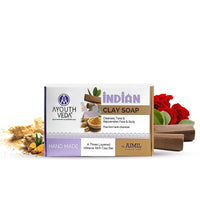 Ayouthveda 1 Nuts & Saffron Luxury Castile Soap, Saffron Soap(110g),Clay Soap, Clean Tone Revitalize Skin, Nourish, Protect & Hydrate Skin (110g), Fruit Honey Soap 110g