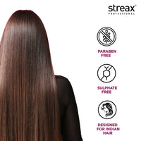 Streax Professional Canvoline Straightening Post Care Conditioner for Women's  | Enriched with KeraCharge Complex | Anti Frizzy & Hair Breakage | Tangle Free Hair | Sulphate & Paraben free | 240 gm