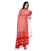 KAPAAHA Women's  Woven Design Silk Blend Dupatta Free Size
