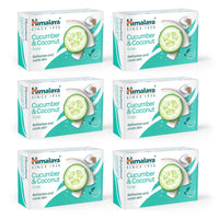 Himalaya Herbals Cucumber and Coconut Soap, 125g (Pack of 6)