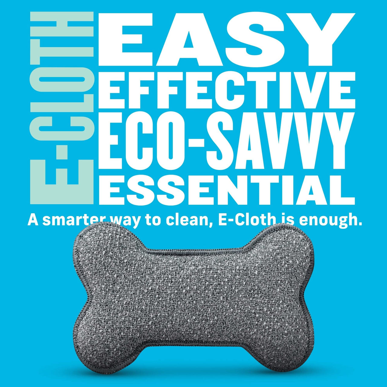 E-Cloth Pet Bowl Scrubber - Bone-Shaped Pet Bowl Cleaning Scrubber, Reusable, 100 Wash Guarantee - 2 Pack