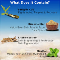 Muuchstac Ocean Foam Face Wash for Men | Fight Acne & Pimples, Brighten Skin, Clears Dirt, Oil Control, Refreshing Feel - Multi-Action Formula | 100 ml