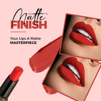 INSHINE Absolute Matte Lipstick - Long-lasting, Transfer-resistant, Velvety Matte Finish with Intense Color, Up to 12 Hours Wear | Perfect for Sophisticated Lips - FUCHSIA IN RAGE