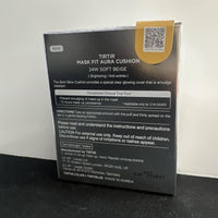 TIRTIR Mask Fit Aura Cushion Foundation, Full coverage, Skin fit, Satin Glow Finish, Korean Cushion Foundation #24W SOFT BEIGE, 4.5g