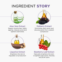 Oshea Herbals Glopure Lightening Face Wash- Hydrates Skin | Deep Cleansing | Lightens Skin | Tone & Removes Impurities 150 Gram (Pack of 2)