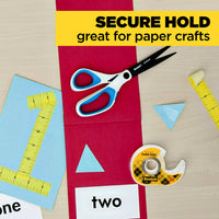 Scotch Double Sided Tape with Tape Dispenser, Office and School Supplies for Arts and Crafts, Alternative to Scrapbooking Tape, 0.75 in. x 500 in., 6 Tape Rolls with 6 Tape Dispensers