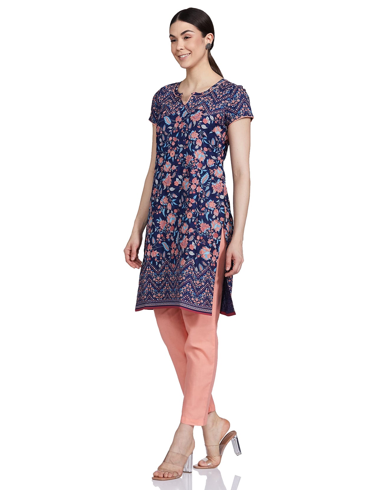 Aurelia Women Cotton Blend Kurta & Palazzo