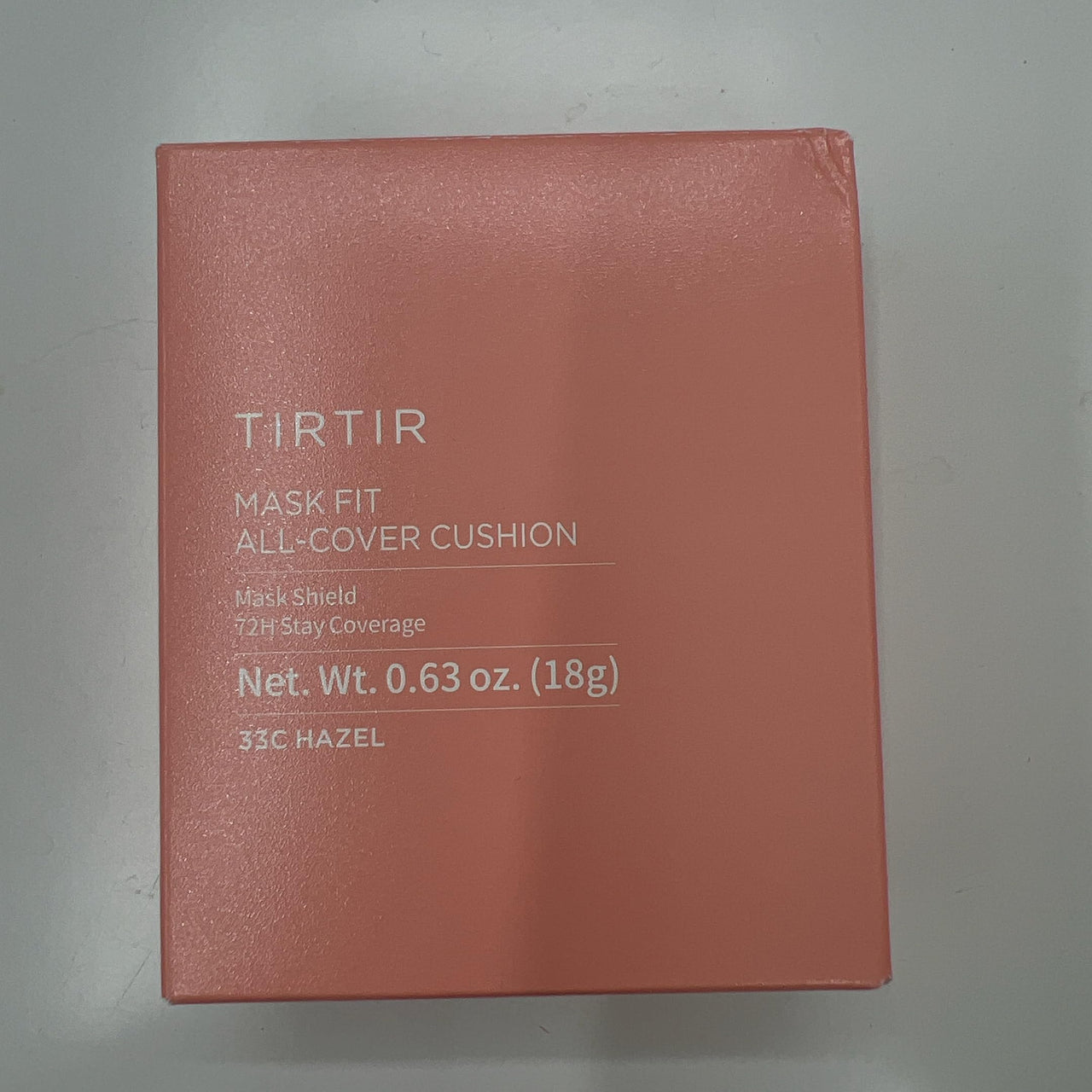 TIRTIR Mask All-Cover Cushion Foundation | Full coverage, Skin fit, Satin Glow Finish | Korean Cushion Foundation #33C HAZEL | 18g