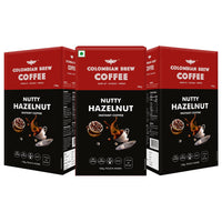 Colombian Brew Hazelnut Instant Coffee Powder, No Sugar, 100g Buy 2 Get 1 Free