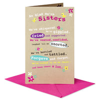 American Greetings Birthday Card for Sister (We're Sisters) We're Sisters