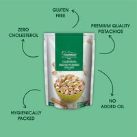 Gourmia California Roasted Extra Large Pistachios Lightly Salted 400g (200g x 2)