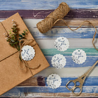 Avery Printable Blank Scallop Round Gift Tags with Sure Feed, 2.5