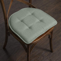 Sweet Home Collection Chair Cushion Memory Foam Pads Tufted Slip Non Skid Rubber Back U-Shaped 17
