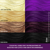 2.Oh! Italian- Violet Hair Color For Women & Men | Ammonia-Free DIY Semi Permanent Hair Color | Enriched with Argan Oil | Lasts upto 12-15 Washes | Pack of 2