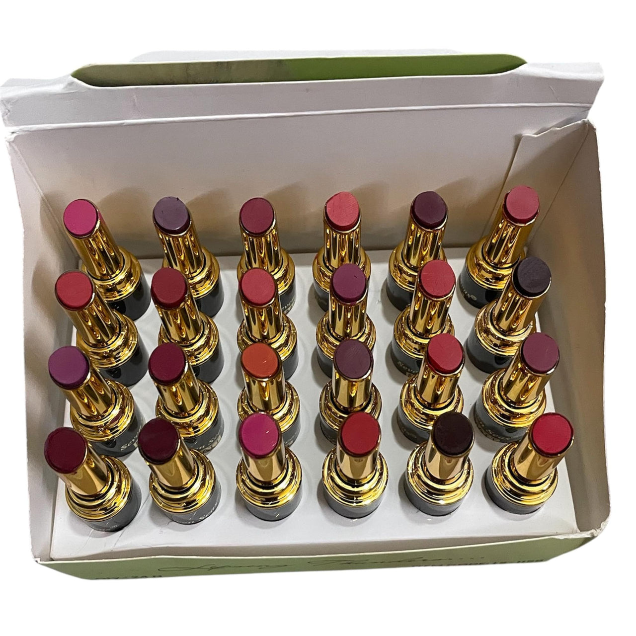 Seven Seas Pro-Beauty Matte Lipstick Set, 24 Pieces, Smudge-Proof and Long-Lasting, Transfer-Proof Formula