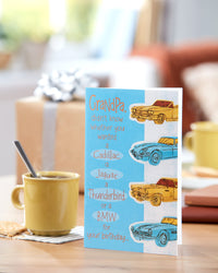 American Greetings Funny Birthday Card for Grandpa (Cars) Cars