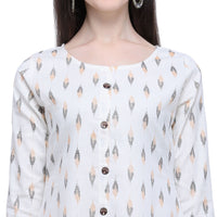 Pinkriti Women's  Cotton A-Line Kurta