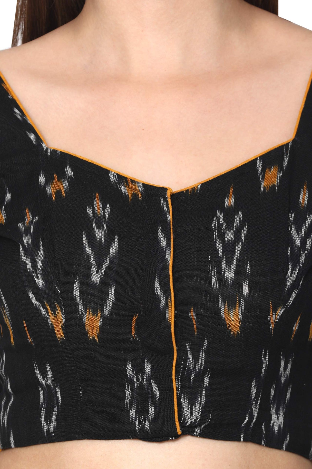 RENE Women's  Cotton Solid Half Sleeve Blouse 42