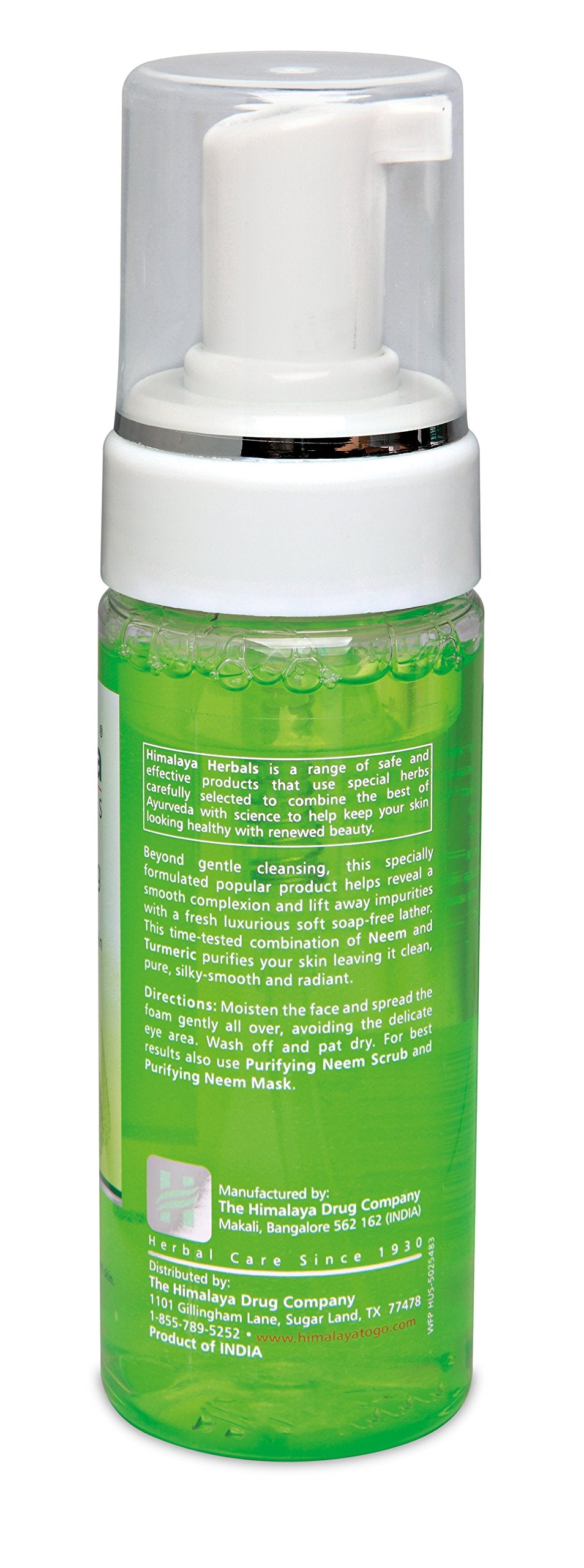 Himalaya Herbals Purifying Neem Foaming Face Wash, 150ml & Fairness Kesar Face Wash, 150ml Combo
