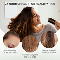 Rey Naturals Cold Pressed Extra Virgin Castor Oil For Hair Growth & Jojoba Oil For Hair Growth | Nourishing Jojoba Oil For Face & Castor Oil Cold Pressed For Hair | Jojoba Oil Cold Pressed - 200ML*2