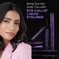 Hilary Rhoda Eye Callin' Liquid Eyeliner | Long Lasting Liquid Eyeliner | Matte & Glossy Finish | Waterproof Formula | 12-Hour Stay | Glides on Flawlessly | 3ml (Shiny | Shade 02)
