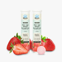 Bloom Berberine + L-Carnitine Effervescent Tablets | 40 Effervescent Tablets (Pack of 2) | Natural Formula for Weight Management | Turns Fat into Active Energy | Strawberry Flavour