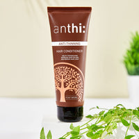 anthi: Anti-Hair Thinning Unscented Conditioner, Hair Thickening And Volume Boosting, Sulphate And Paraben Free, Plant-Origins Conditioner, 100 Ml,1 Count