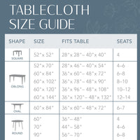 Elrene Home Fashions Caiden Elegance Damask Fabric Tablecloth, 70