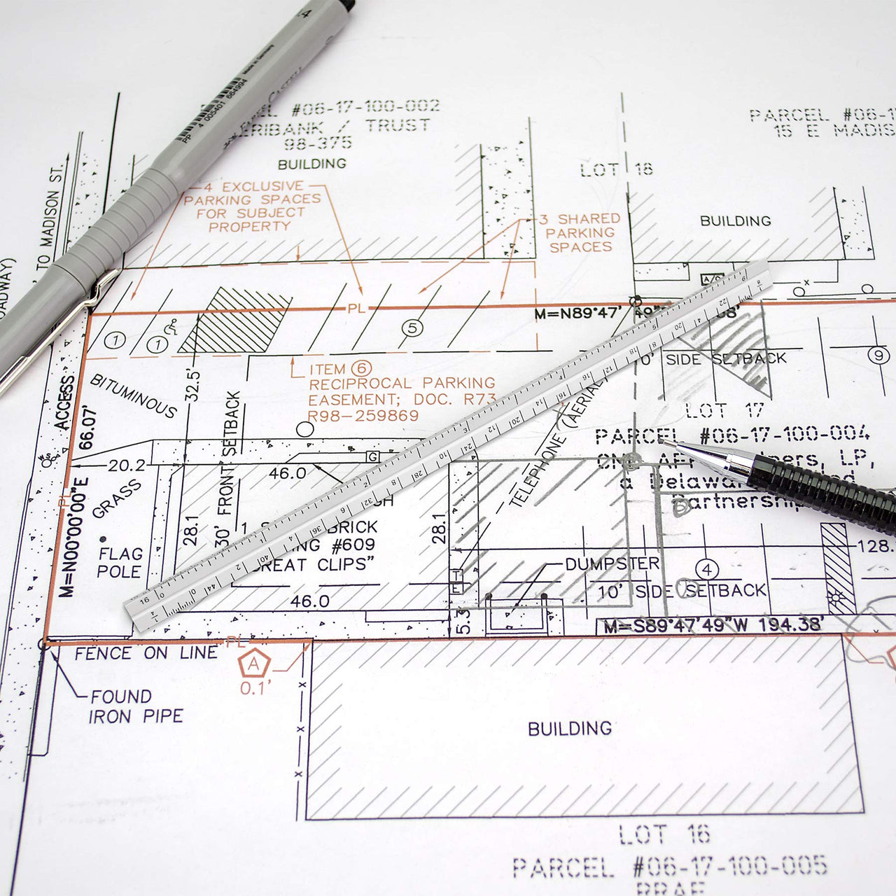 Alumicolor 3610-1 Aluminum Combination Pocket Scale, 6IN, Silver 6 Inch