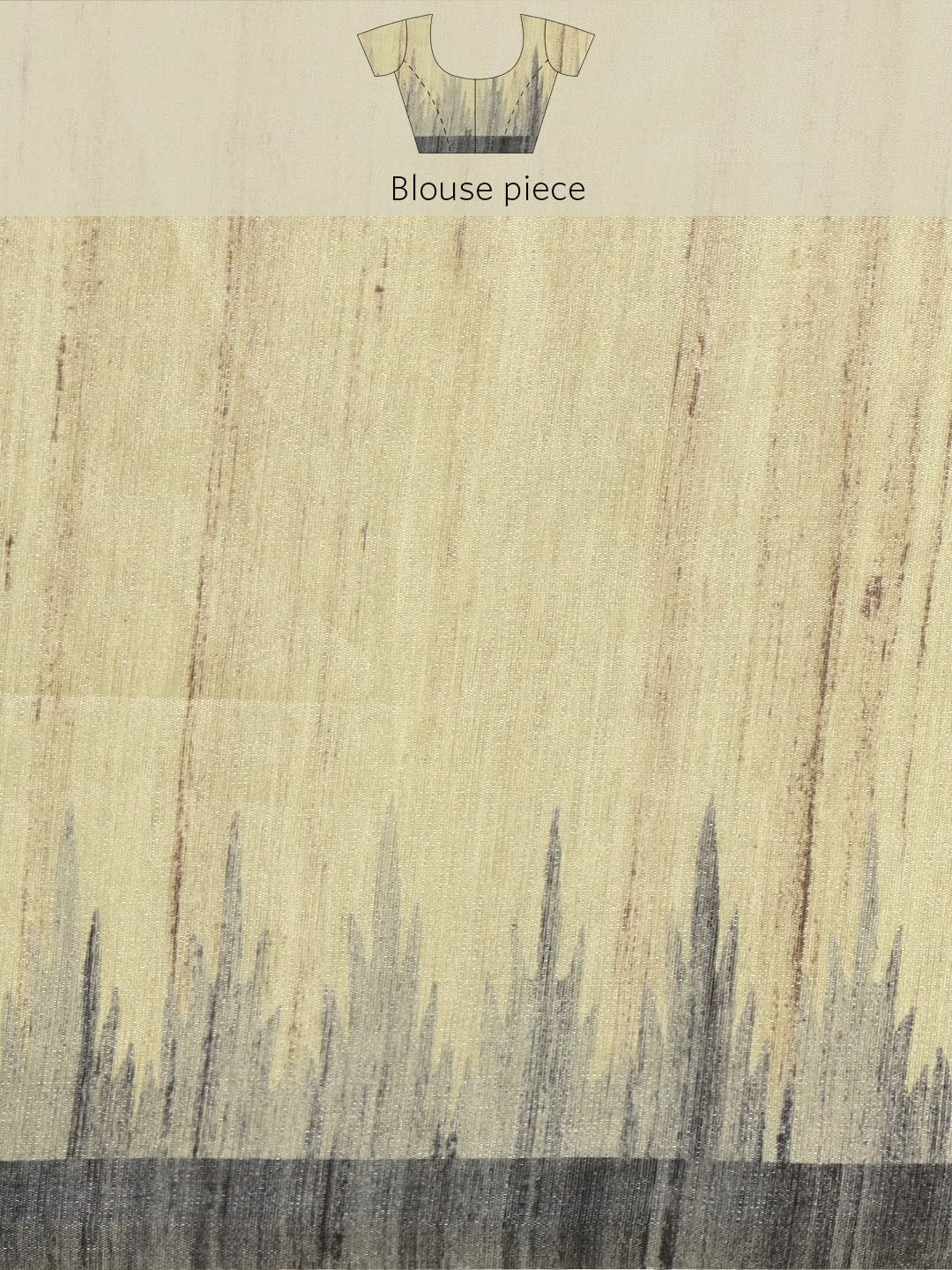 RANI SAAHIBA Women's  Printed Art Tussar Silk Bhagalpuri Saree With Blouse Piece