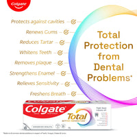Colgate Total Advanced Health Anti-germ Toothpaste, 480g, Tooth Paste with 12-Hour Anti-Germ Protection, Whole Mouth Health (Combo Pack Offer)