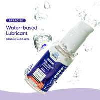 Bloom Water-Based Lubricant & Massage Gel | (50 ml) | For Long-lasting Painless Experiences | Non-Staining Lube for Dryness | Non-Sticky & pH Balanced Formula | Strawberry Flavour