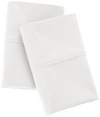 Aware 100% Organic Cotton 300 Thread Count Pillowcase, Standard Set, King, White, 2 Pack, 40