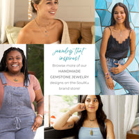 SoulKu Handcrafted Necklace, Empowerment Jewelry With Healing Crystal, Inspirational Jewelry For Women, Mom & Sister Gifts, 2