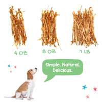 Nature Gnaws - Turkey Tendons for Dogs - Premium Natural Chew Treats - Delicious Reward Snack for Small Medium & Large Dogs - Made in The USA - 1 lb