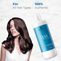 Schwarzkopf Professional Spa Essence VALUE COMBO - Nourishing Shampoo1000 Ml + Hydrating Cream Hair Mask 500ml | DIY Hair Spa