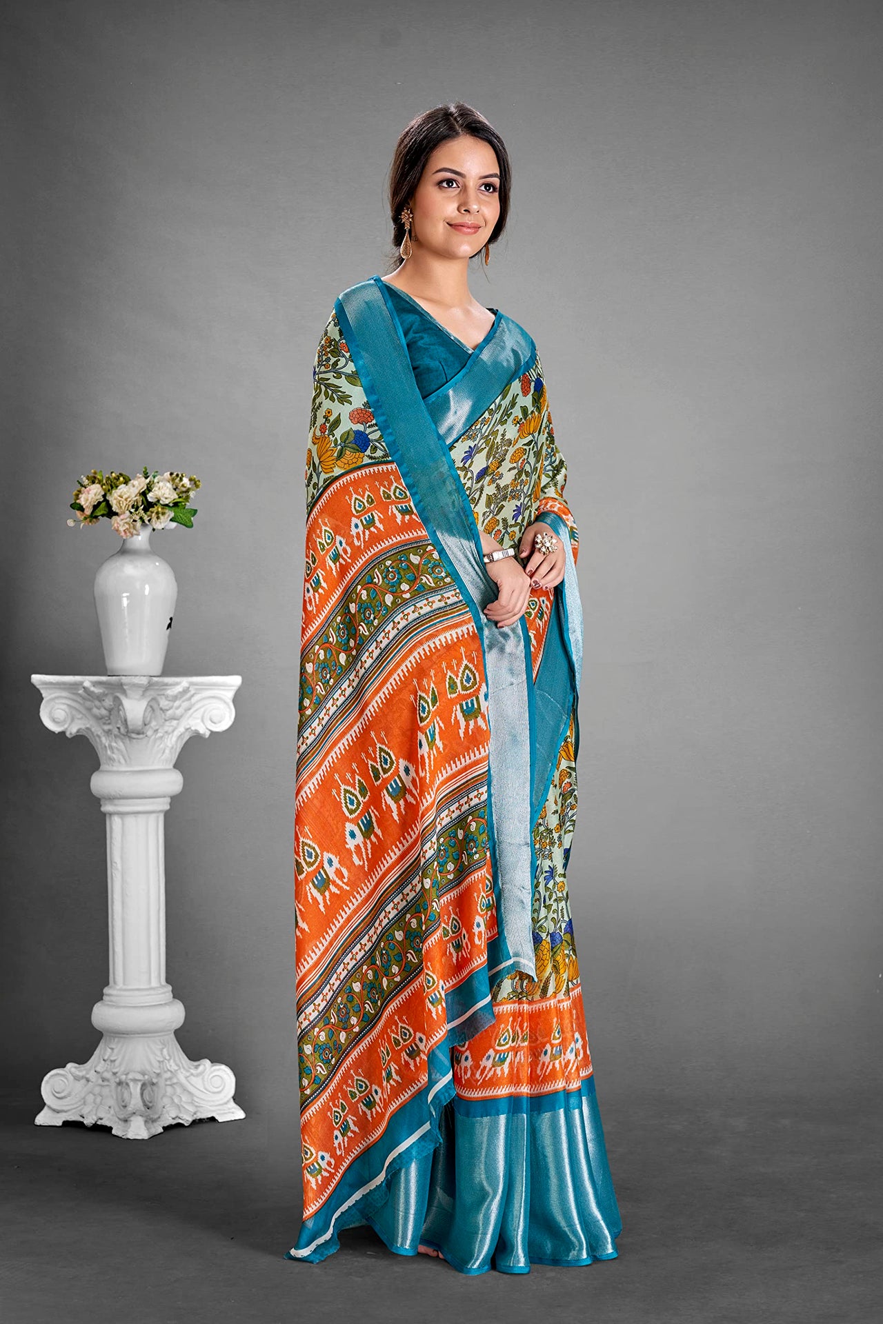 Amazon Brand - Myx Women Women Saree