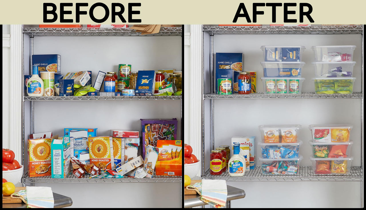 Rubbermaid Cleverstore Under the Bed 70 Qt Wheeled 2-Pack, Clear Storage Bins with Latching Lids, Stackable, BPA-Free, Made in USA Under the Bed - 2 Pack