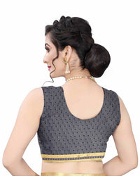 Anjaneya Sarees Women's  Georgette Saree With Blouse Piece