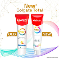 Colgate Total 300gm (2 x 150gm) Advanced Health Anti-Germ Toothpaste, Tooth Paste with 12-Hour Anti-Germ Protection, Whole Mouth Health (Combo Pack Offer)