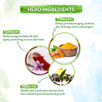 Mamaearth Ubtan Foaming Face Wash with Turmeric and Saffron for Tan Removal - 150ml Brightens Skin | Removes Tan | Gently Exfoliates