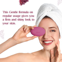 Vcare Red Wine Soap for All Skin Types - Redwine Bathing Bar Deep Cleansing, Exfoliating & Moisturizing Bathing Soaps Combo Pack - 100g (Pack of 6)