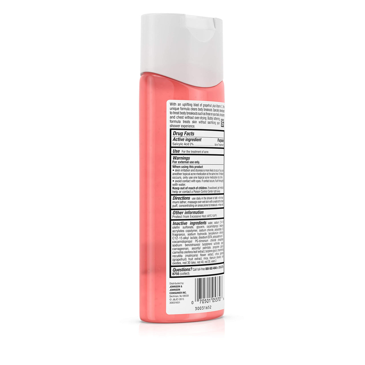 Neutrogena Body Clear Wash Pink Grapefruit, 251 ml, (Pack of 1) (J&J287680)