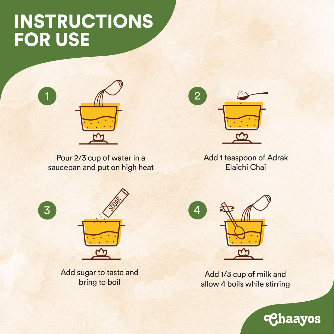 Chaayos Adrak Elaichi Tea (Ginger and Cardamom) - Premium Desi Chai Patti for Authentic Masala Flavour | Immunity Booster- 200g [100 Cups]