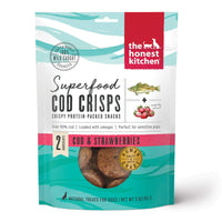 The Honest Kitchen Superfood Cod Crisps: Cod & Strawberry, 3 oz Cod strawberry