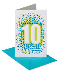 American Greetings 10th Birthday Card (Big 10) Big 10