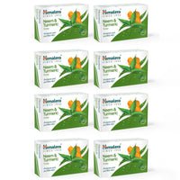 Himalaya Neem & Turmeric Soap, 125 g (Pack of 8)